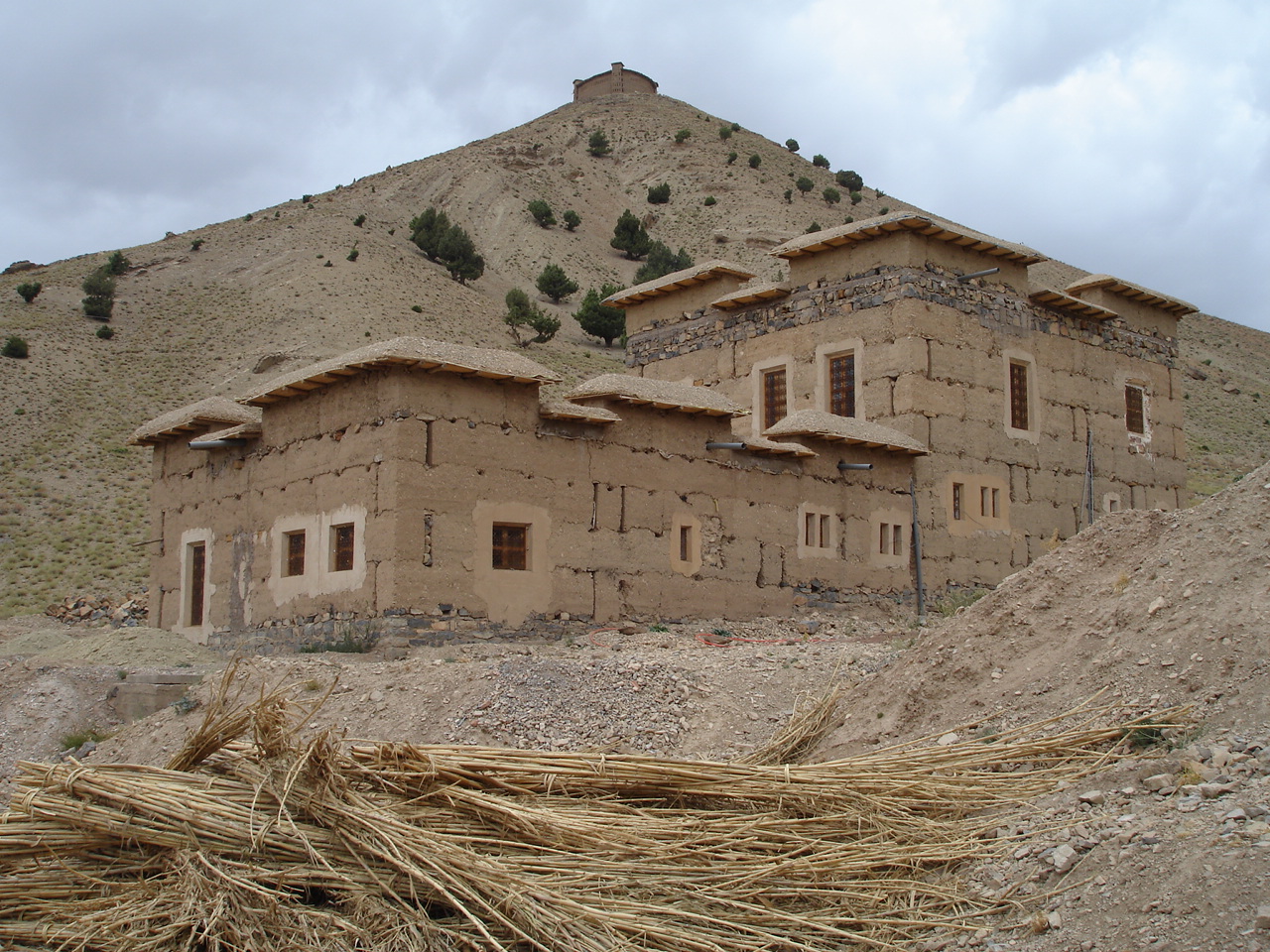 Architecture vernaculaire à Ait Bouguemaz, Haut Atlas, Maroc